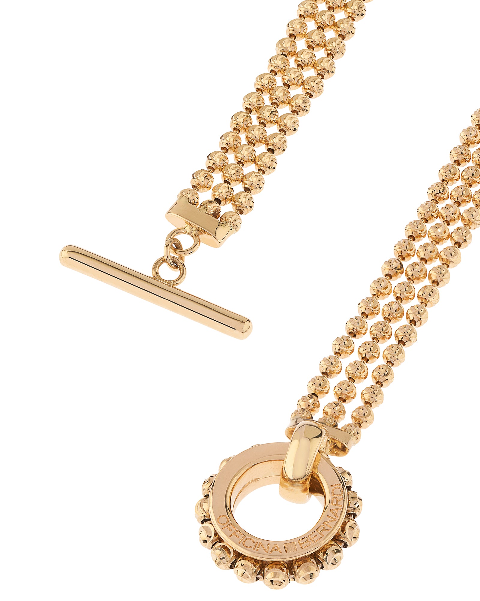 Moon Dora T-bar Bracelet in 18kt Gold