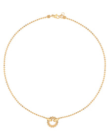 Moon Dora Necklace in 18kt Gold