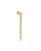 Moon 2 row earrings in 18kt gold