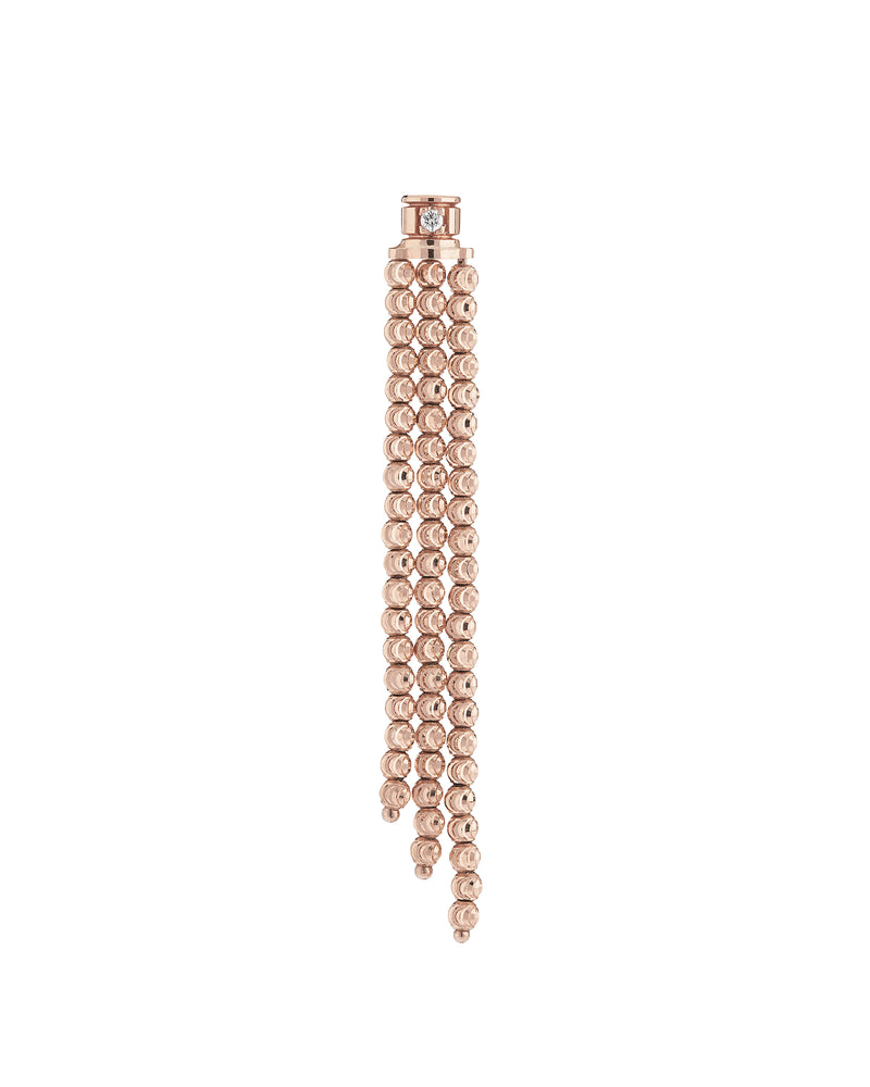 Moon 3 row earrings in 18kt gold