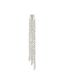 Moon 3 row earrings in 18kt white gold