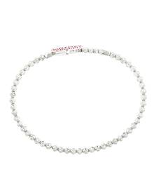 Moon Eden Bracelet in 18kt White Gold and Rubies