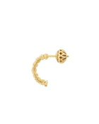 Moon Eden Hoop Earrings in 18kt Gold and Diamonds