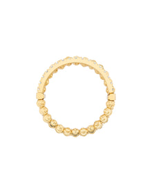 Moon Eden 3 Row Ring in 18kt Gold and Diamonds