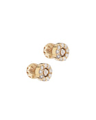 Moon Grace Earrings in 18kt Gold and Diamonds