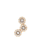 Moon Grace 3 Elements Earrings in 18kt Gold and Diamonds