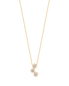 Moon Grace Necklace in 18kt Gold and Diamonds