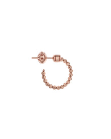 Moon Small Hoop Earrings in 18kt Gold