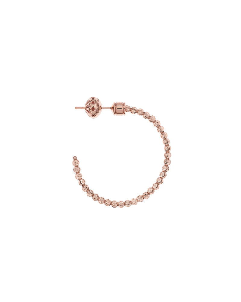 Moon Medium Hoop Earrings in 18kt Gold