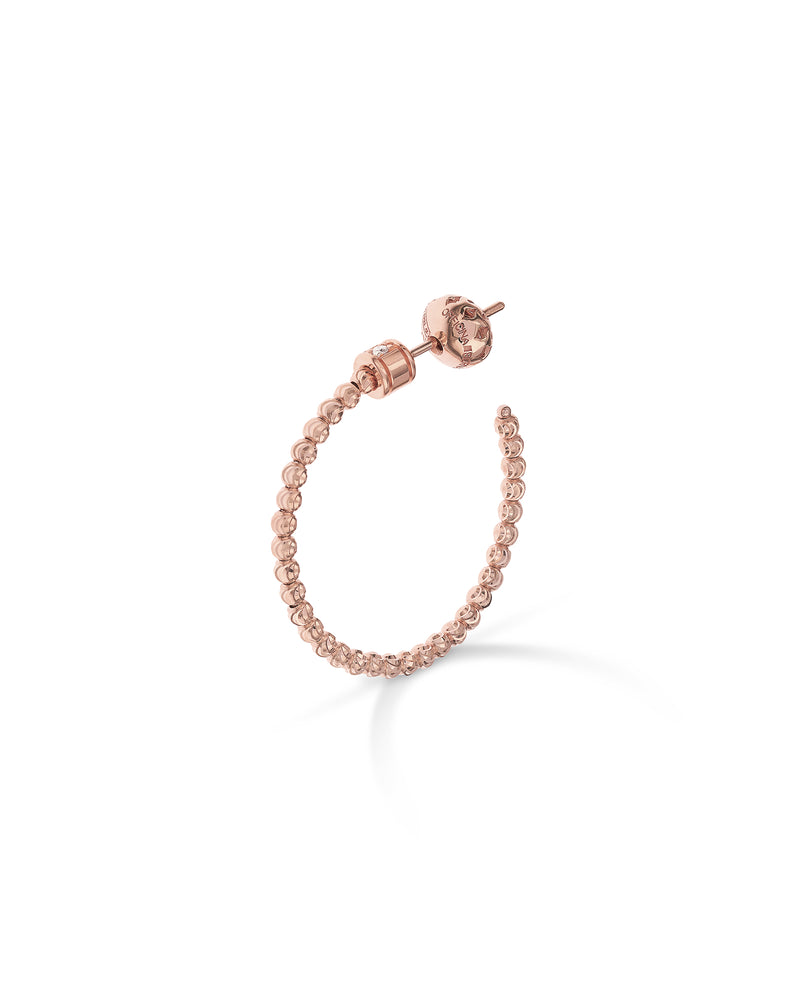 Moon Medium Hoop Earrings in 18kt Gold