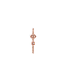 Moon Medium Hoop Earrings in 18kt Gold