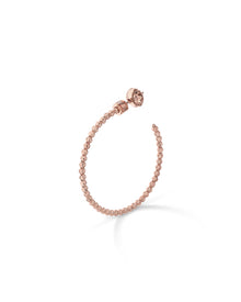 Moon Large Hoop Earrings in 18kt Gold
