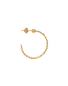 Moon Medium Hoop Earrings in 18kt Gold