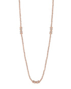 Moon 3 Elements Necklace in 18kt Gold and Rubies