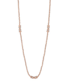 Moon 3 Elements Necklace in 18kt Gold and Rubies