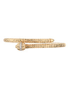 Ophidia Bangle Bracelet in 18kt Gold and Diamonds