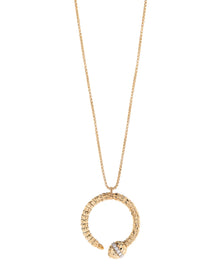 Ophidia Pendant Necklace in 18kt Gold and Diamonds