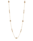 Ophidia Station Necklace in 18kt Gold and Diamonds