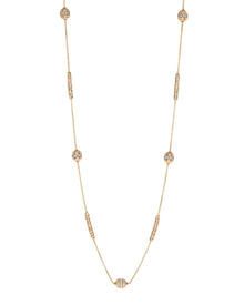 Ophidia Station Necklace in 18kt Gold and Diamonds