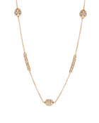 Ophidia Station Necklace in 18kt Gold and Diamonds