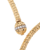 Ophidia Y Necklace in 18kt Gold and Diamonds