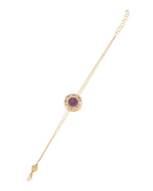 Senzatempo Small Bracelet in 18kt Gold and Rubies