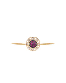 Senzatempo Small Bracelet in 18kt Gold and Rubies