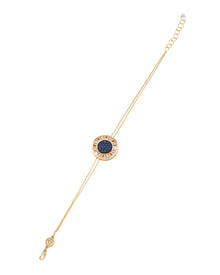 Senzatempo Small Bracelet in 18kt Gold and Sapphires