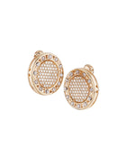 Senzatempo Large Earrings in 18kt Gold and Diamonds