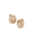Senzatempo Small Earrings in 18kt Gold and Diamonds