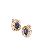 Senzatempo Small Earrings in 18kt Gold and Sapphires
