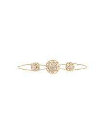 Senzatempo Essence 18kt Yellow Gold and White Diamond Bracelet