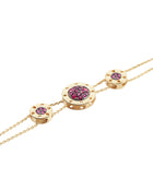 Senzatempo Essence Bracciale in Oro Giallo 18kt e Rubini