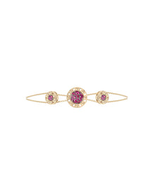 Senzatempo Essence Bracciale in Oro Giallo 18kt e Rubini