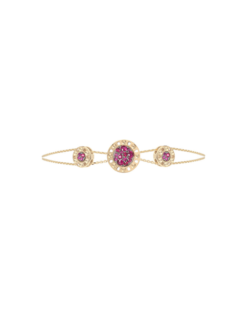 Timeless Essence 18kt Yellow Gold and Ruby Bracelet