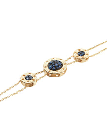 Timeless Essence 18kt Yellow Gold and Sapphire Bracelet