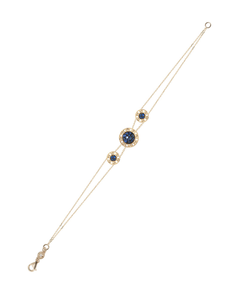 Timeless Essence 18kt Yellow Gold and Sapphire Bracelet