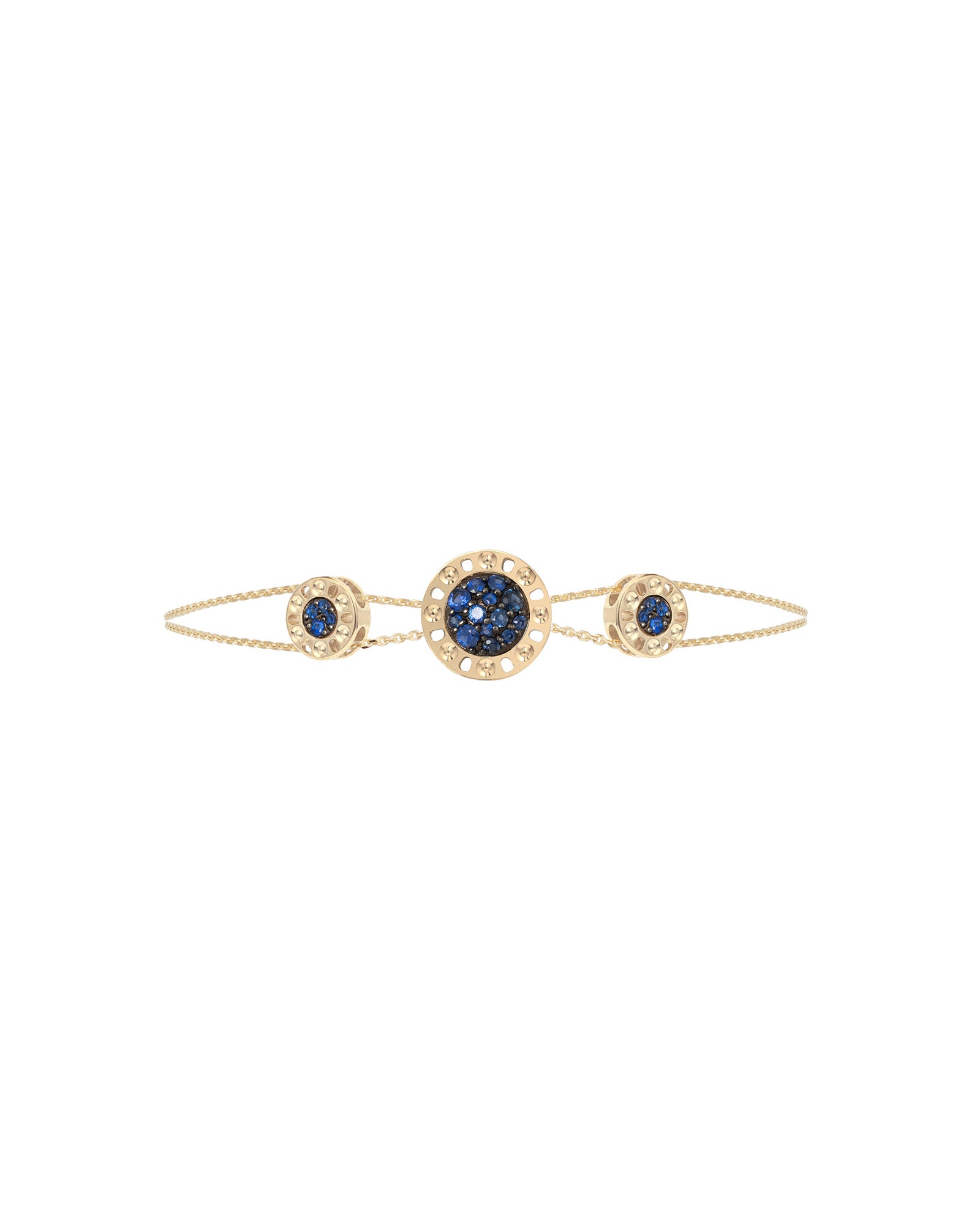 Timeless Essence 18kt Yellow Gold and Sapphire Bracelet