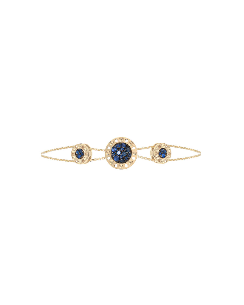 Timeless Essence 18kt Yellow Gold and Sapphire Bracelet