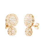 Timeless Essence 18kt Yellow Gold and Diamond Earrings