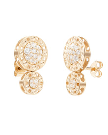 Timeless Essence 18kt Yellow Gold and Diamond Earrings
