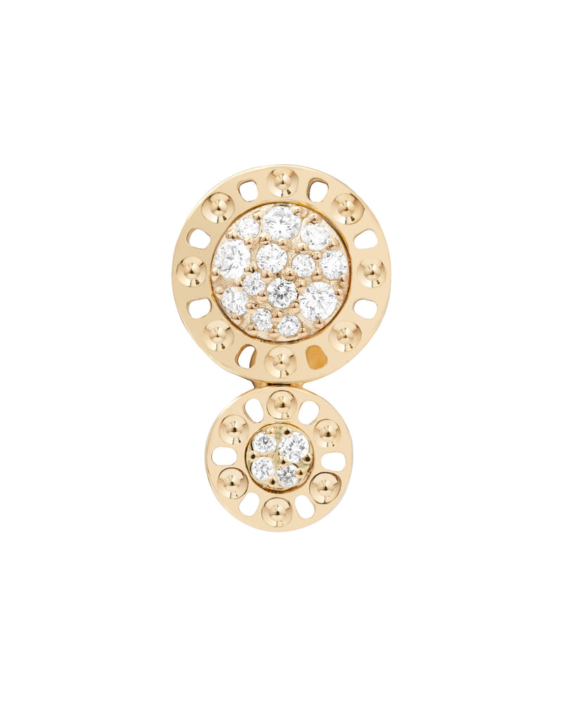 Timeless Essence 18kt Yellow Gold and Diamond Earrings