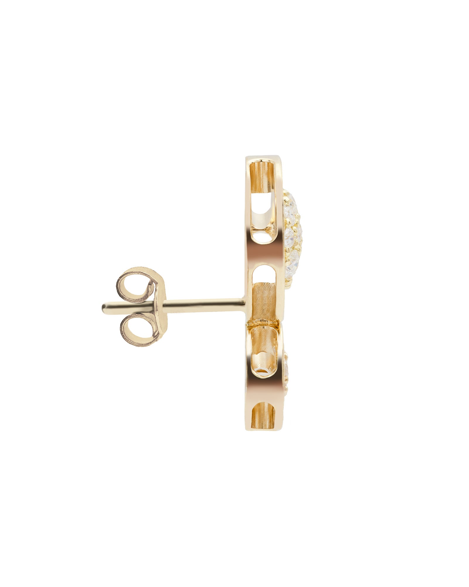 Timeless Essence 18kt Yellow Gold and Diamond Earrings