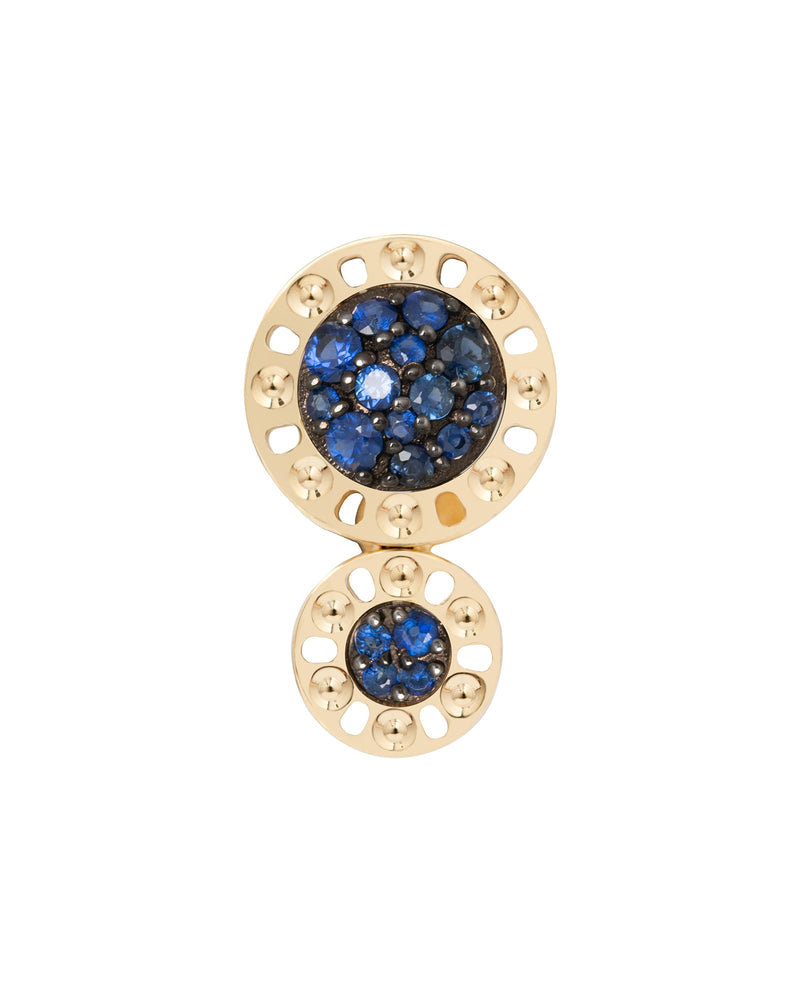 Senzatempo Essence 18kt Yellow Gold and Sapphire Earrings