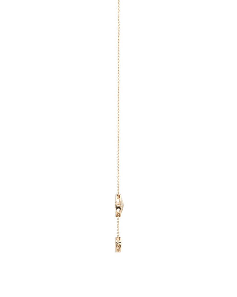 Timeless Essence 18kt Yellow Gold and White Diamond Necklace