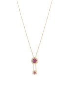 Timeless Essence Necklace in 18kt Yellow Gold and Rubies