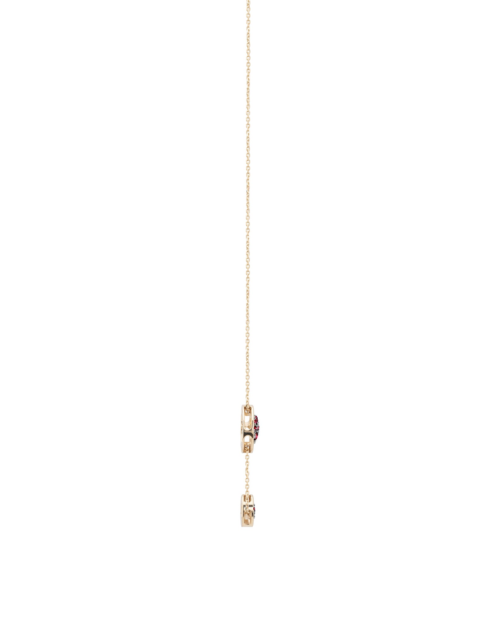 Timeless Essence Necklace in 18kt Yellow Gold and Rubies