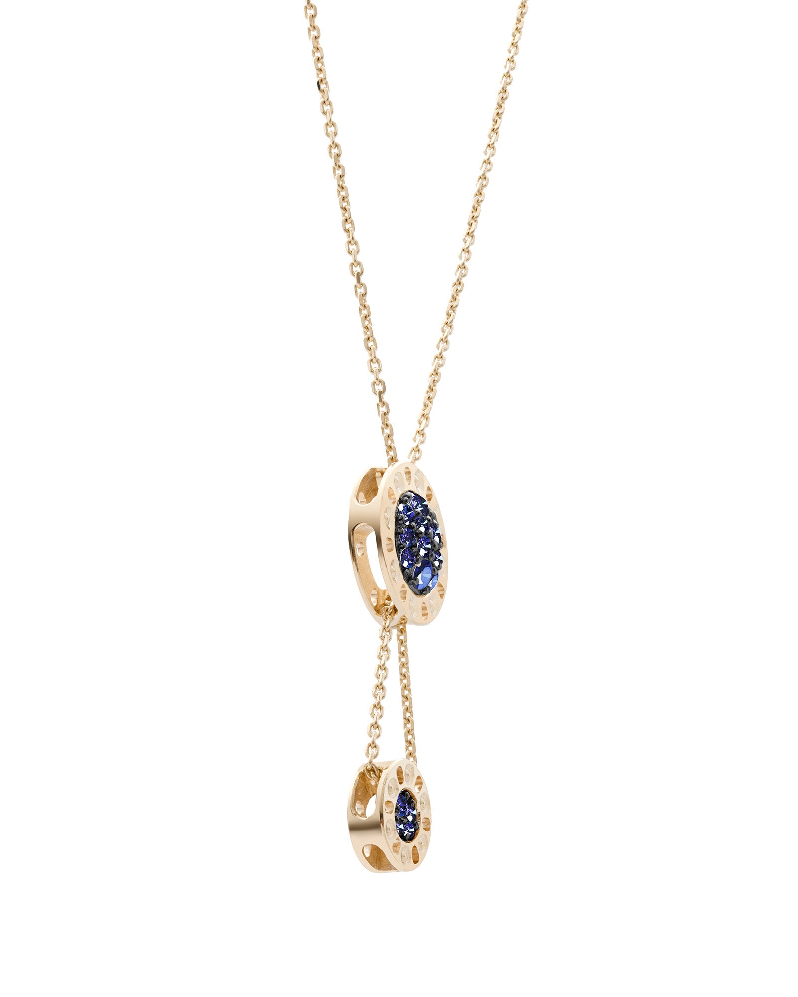 Timeless Essence Necklace in 18kt Yellow Gold and White Diamonds