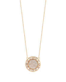 Senzatempo Large Necklace in 18kt Gold and Diamonds