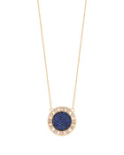Senzatempo Large Necklace in 18kt Gold and Sapphires